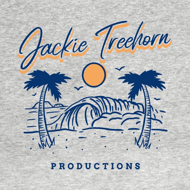 Jackie Treehorn Productions Beach Logo Funny Big Lebowski by GIANTSTEPDESIGN